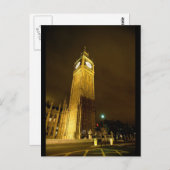 Big Ben bij nacht Briefkaart (Voorkant / Achterkant)