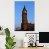 Big Ben bij Sunset - Poster Londen (Thuiskantoor)