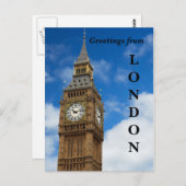 Big Ben Briefkaart (Voorkant / Achterkant)