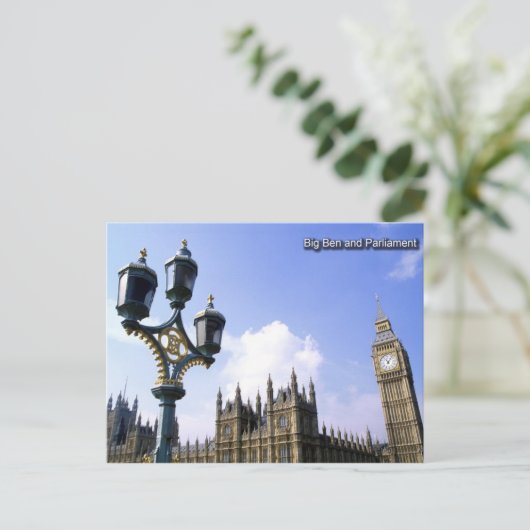 Big Ben Briefkaart (Staand voorkant)