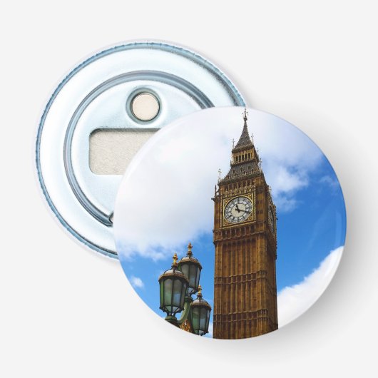 Big Ben Button Flesopener (Voorkant)