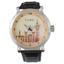 Big Ben Clock & London, Westminster /  Verenigd Ko Horloge