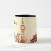 Big Ben Clock & London, Westminster / Verenigd Ko Mok (Midden)