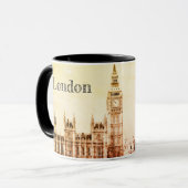 Big Ben Clock & London, Westminster / Verenigd Ko Mok (Voorkant links)