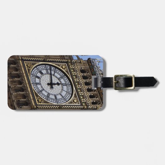 Big Ben Clock Tower Bagagelabel (Voorkant horizontaal)