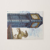 Big Ben Clock Tower bij het Palace van Westminster Legpuzzel (Horizontaal)