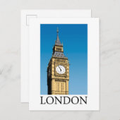 Big Ben Clock Tower Briefkaart (Voorkant / Achterkant)