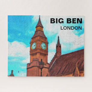 Big Ben Clock Tower in London Oil Painting  Legpuzzel