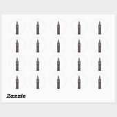 Big Ben Clock Tower: Ronde Sticker (Vel)