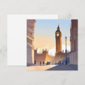 Big Ben Clocktower | Londen Engeland Verenigd Koni (Voorkant / Achterkant)