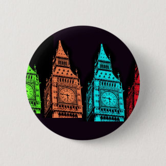 Big Ben Collage Ronde Button 5,7 Cm