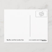 Big Ben en het Londense Briefkaart Eye (Achterkant)