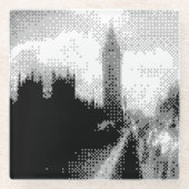 Big Ben en het parlement Glazen Onderzetter (Voorkant)