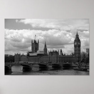 Big Ben en het parlement (Londen) Poster