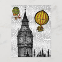 Big Ben en Hot Air-ballonnen
