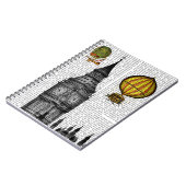 Big Ben en Hot Air-ballonnen Notitieboek (Linkerzijde)