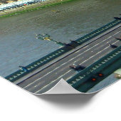 Big Ben en Houses van het Parlement - Londen Poster (Hoek)