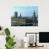 Big Ben en Houses van het Parlement - Londen Poster (Thuiskantoor)