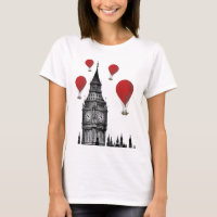 Big Ben en Red Hot Air Balloons 2