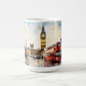Big Ben en rode bus in Londen Koffiemok (Center)