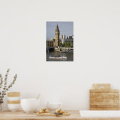 Big Ben en Thames River Poster (Keuken)