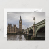 Big Ben en Westminster Bridge Briefkaart (Voorkant / Achterkant)