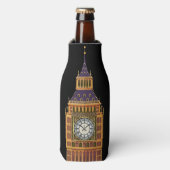 Big Ben/Engelse Flag Flessenkoeler Flesjeskoeler (Fles Voorkant)