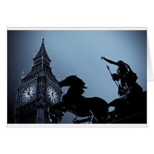 Big Ben et statue de Boudica