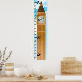 Big Ben Groeigrafiek Poster (Keuken)