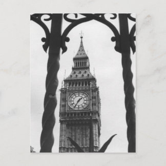 Big Ben in Black en White Briefkaart
