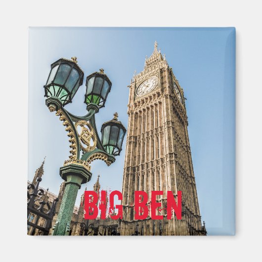 Big Ben in Westminster London gift Magneet (Voorkant)