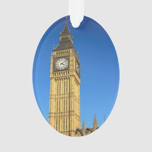 Big Ben kloktoren, Londen Ornament (achterkant)