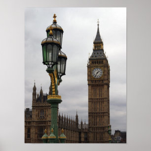 Big Ben - Lamppoints - Poster Londen
