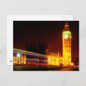 Big Ben, Londen Briefkaart (Voorkant / Achterkant)