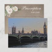 Big Ben Londen Bruidsfeest Game Ansichtkaart Briefkaart (Voorkant / Achterkant)