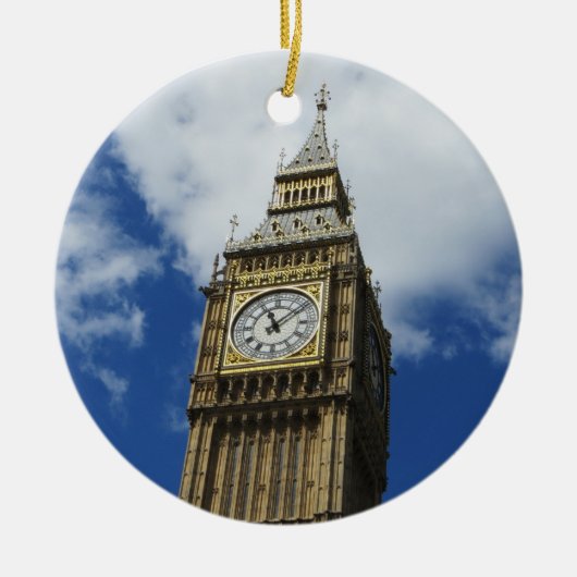 Big Ben, Londen, Engeland Keramisch Ornament (Voorkant)