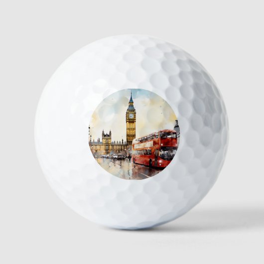 Big Ben, Londen. Golfballen (Voorkant)