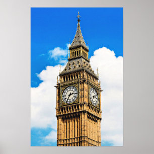 Big Ben, Londen, landschapsfoto Poster