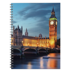 Big Ben, Londen. Notitieboek