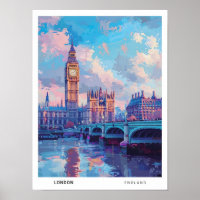 Big Ben Londen Verenigd Koninkrijk Vintage Travel