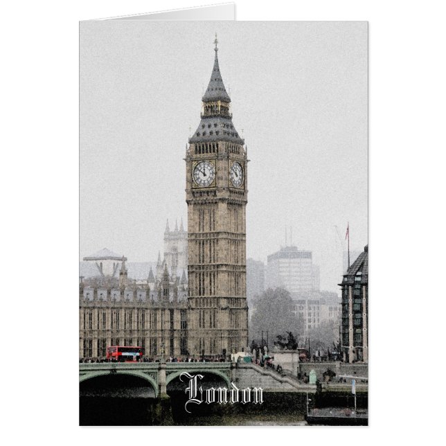 Big Ben London (aquarelle) (Devant)