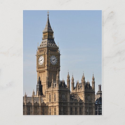 Big Ben London Briefkaart (Voorkant)
