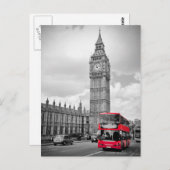 Big Ben London Briefkaart (Voorkant / Achterkant)