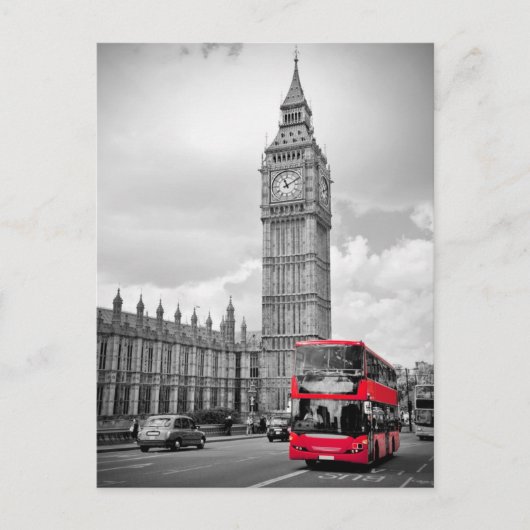 Big Ben London Briefkaart (Voorkant)