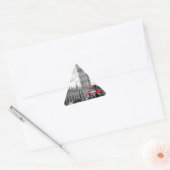 Big Ben London Driehoek Sticker (Envelop)