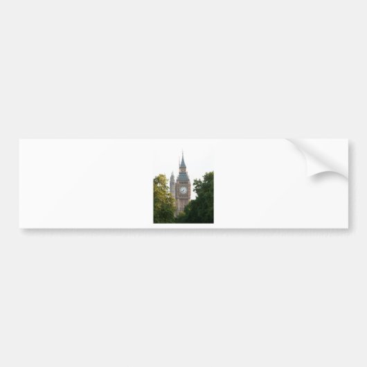 Big Ben London England Bumpersticker (Voorkant)