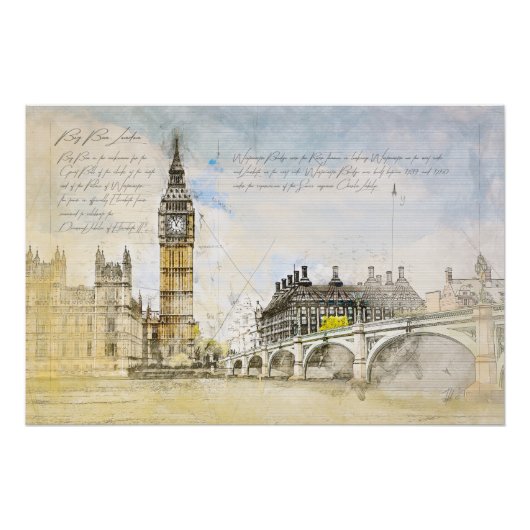 Big Ben London Perfect Poster (Voorkant)