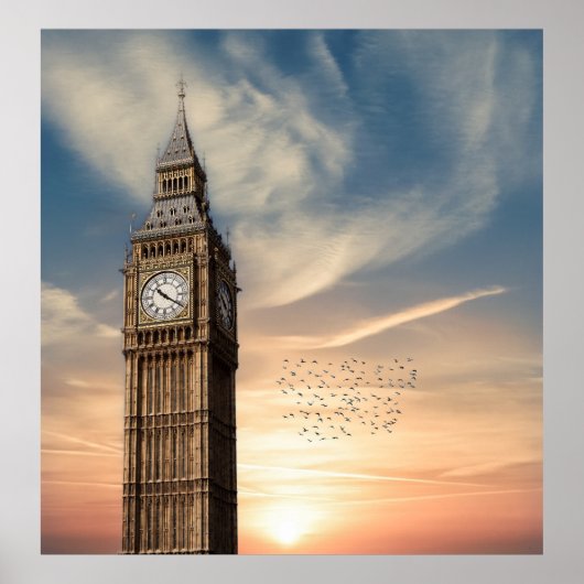 Big Ben London Poster (Voorkant)
