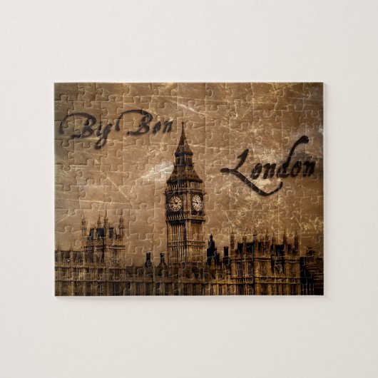 Big Ben, London Puzzle (Horizontal)