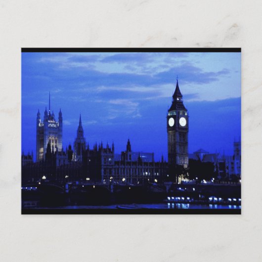 Big Ben London Skyline Briefkaart (Voorkant)